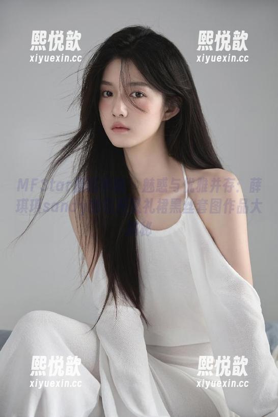 MFStar模范学院 - 魅惑与优雅并存：薛琪琪sandy的高开叉礼裙黑丝套图作品大揭秘
