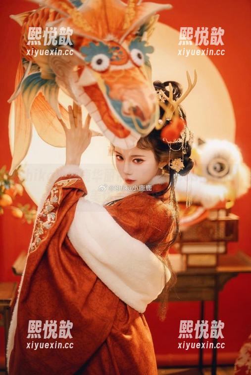 Shika小鹿鹿 Shika小鹿鹿华丽吊带写真,cos主题的绝美作品下载指南