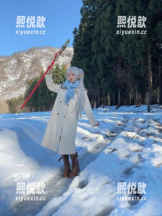 定制独特写真的旅程：弥美Mime与白粉色兔女郎的童话邂逅