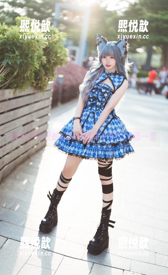 柒柒不可爱的海军风情高清美图精选一览