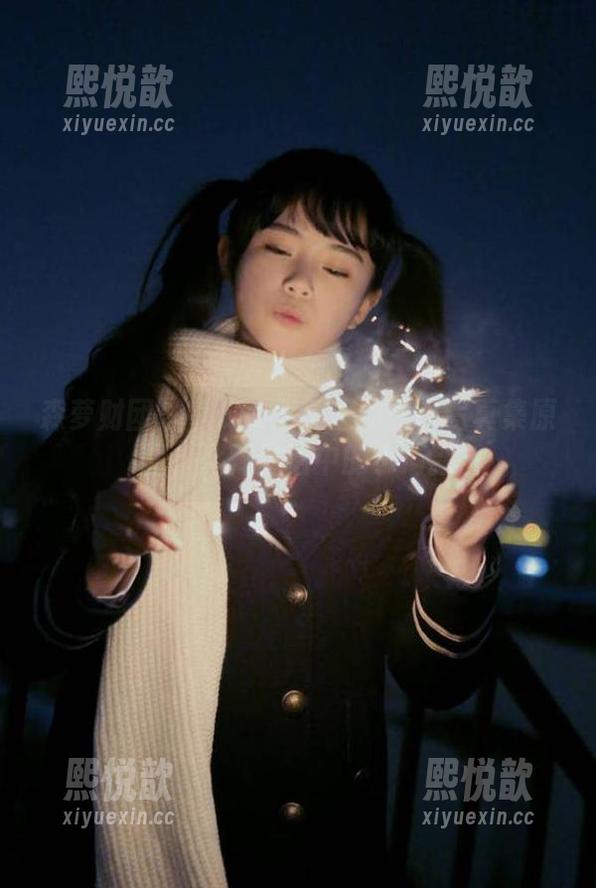 森萝财团 - 以Sia为灵感的纯白写真集原图，诠释生活中的小清新