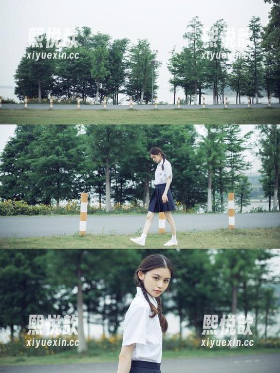 青豆客 - 尤美Yumi校园写真之旅：高清带你走进她的心灵世界
